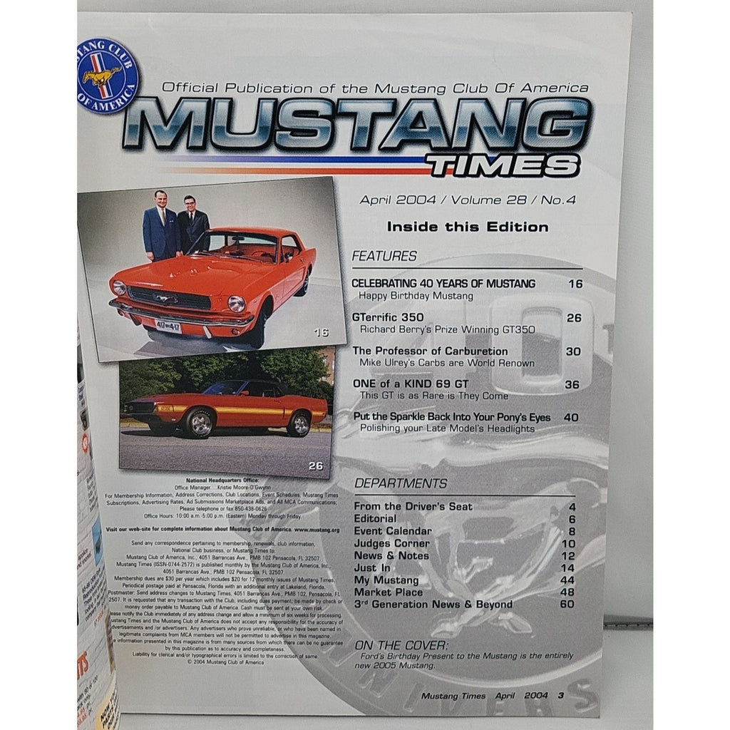 Mustang Times April 2004 Volume 28 #4