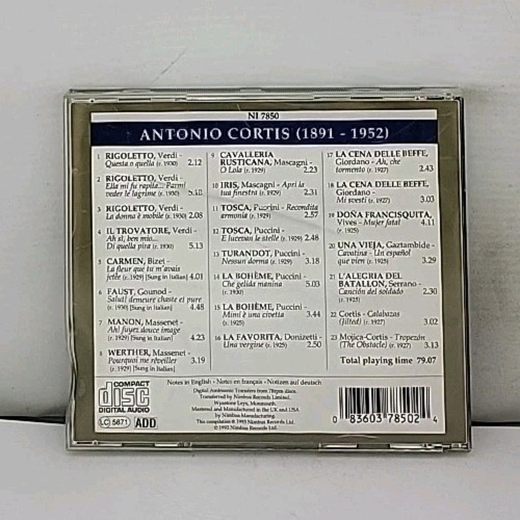 Nimbus Records Cortis Prima Voce Classical Music CD Album