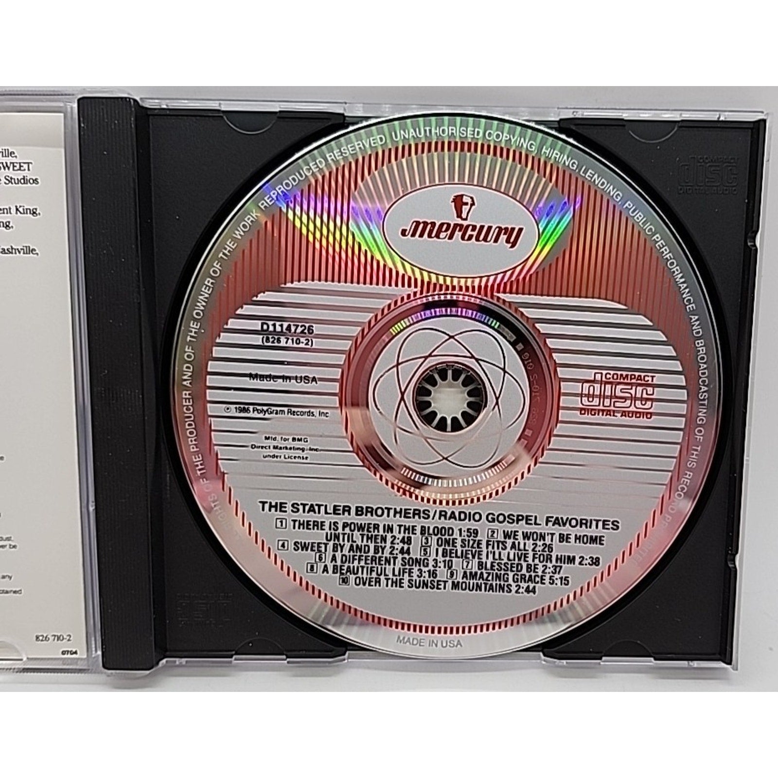 Radio Gospel Favorites by The Statler Brothers (CD, Oct-1990, Polygram)