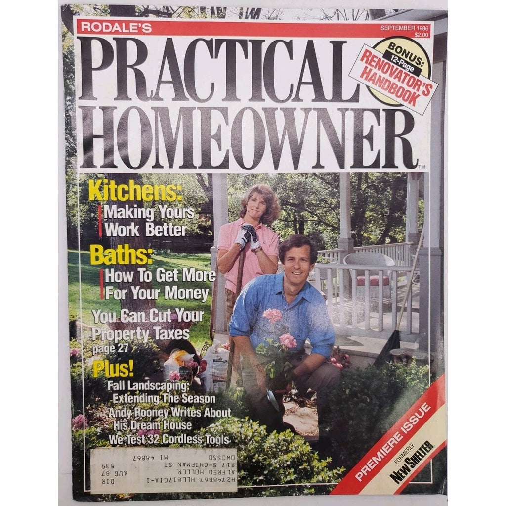 Practical Homeowner September 1986 Magazine