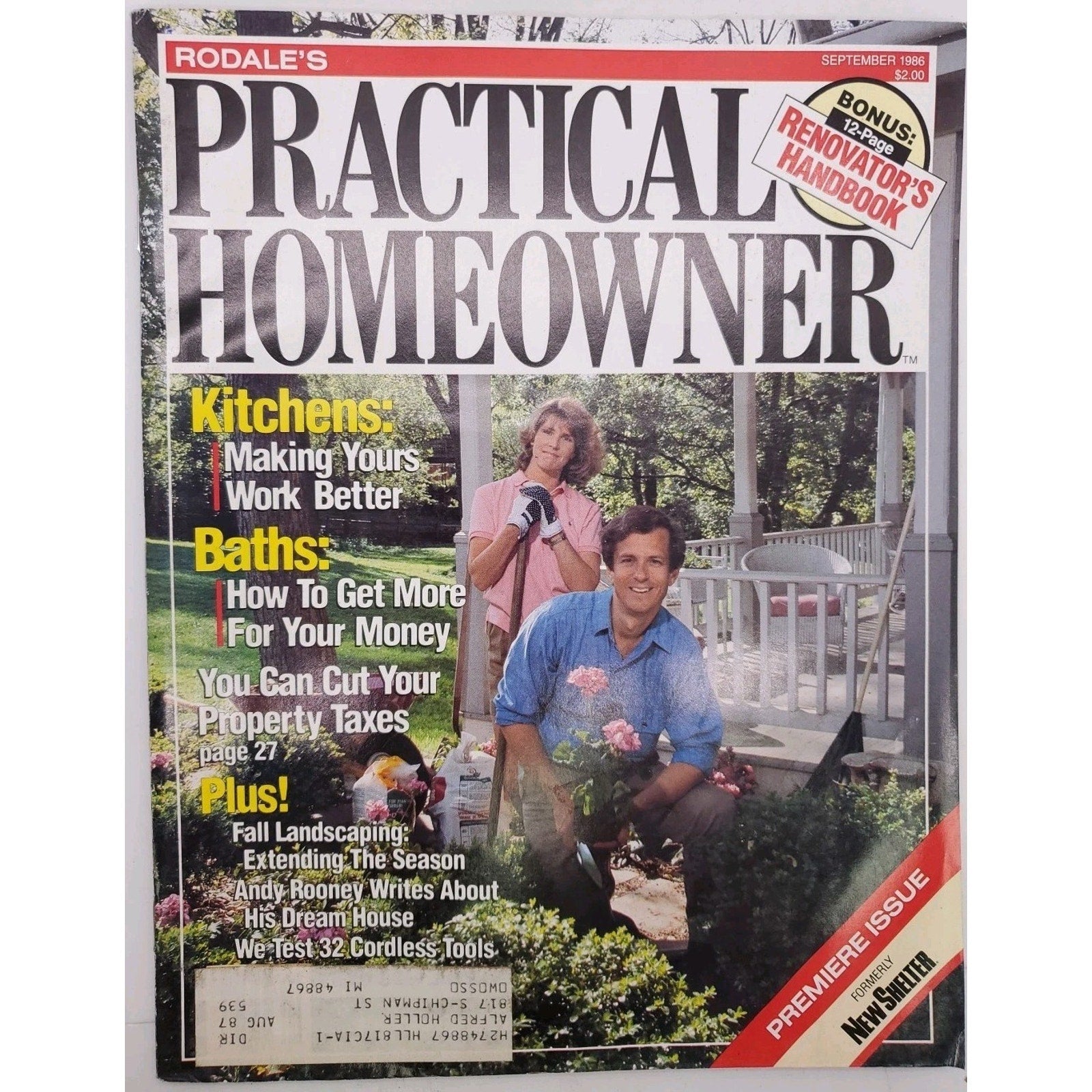 Practical Homeowner September 1986 Magazine