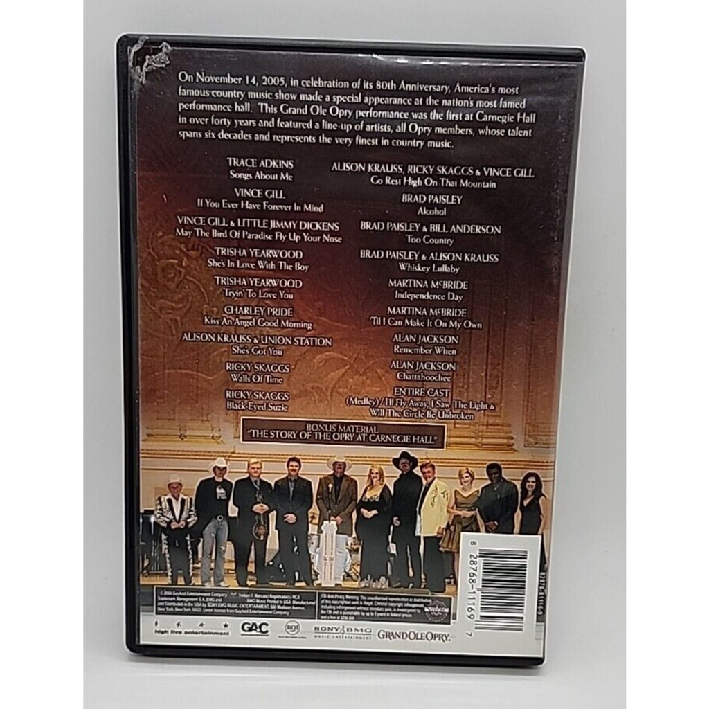 Grand Ole Opry at Carnegie Hall / Various (DVD)