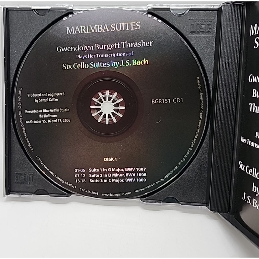Marimba Suites by Gwendolyn Burget Thrasher (CD, 2007)