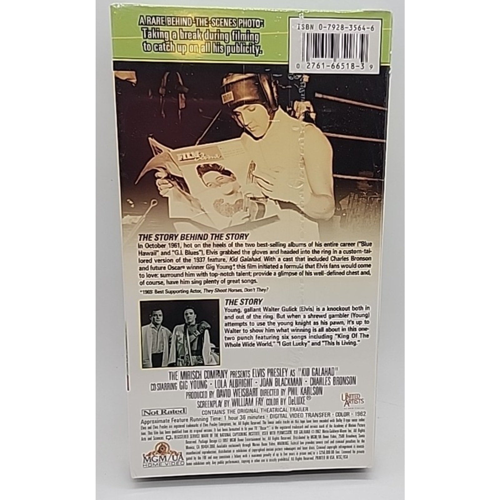 Kid Galahad VHS Video Elvis Presley MGM (VHS, 1988) *Brand New*
