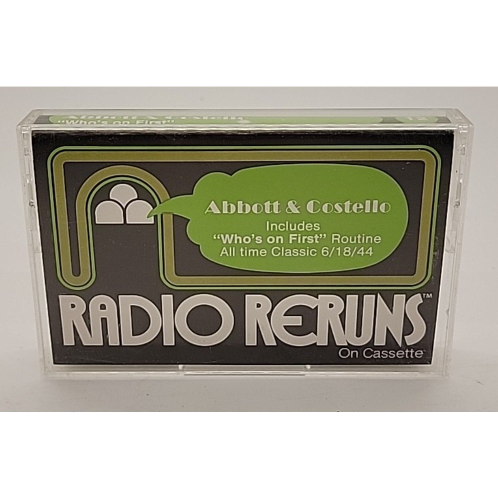 Abbott and Costello - Radio Reruns # 12 - Includes Who’s on First (Cassette)
