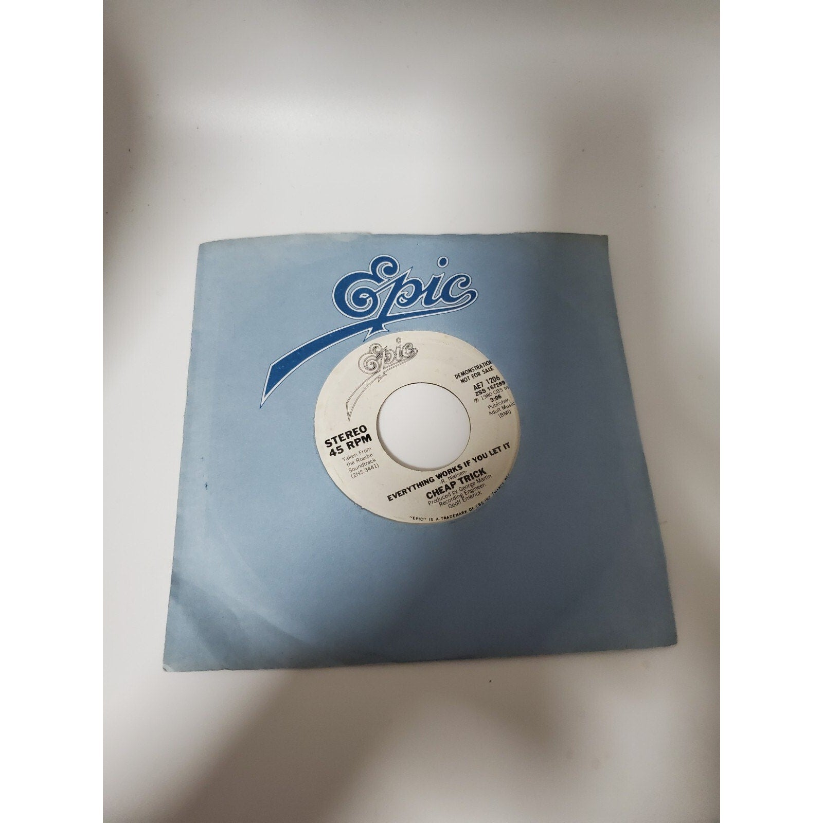 Cheap Trick - Everything Works If You Let It - 45RPM Record - Singles