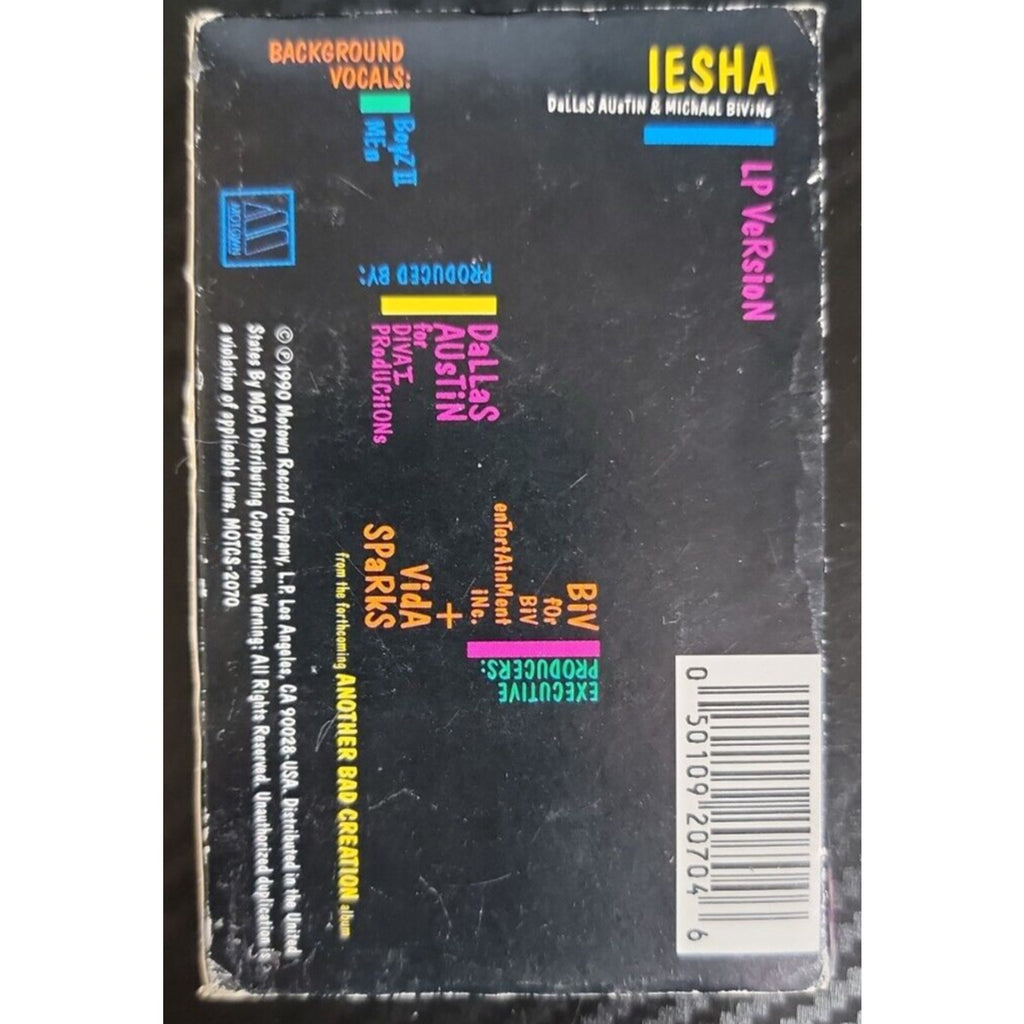 Iesha [Single] by Another Bad Creation (Cassette, Feb-1991, Motown)