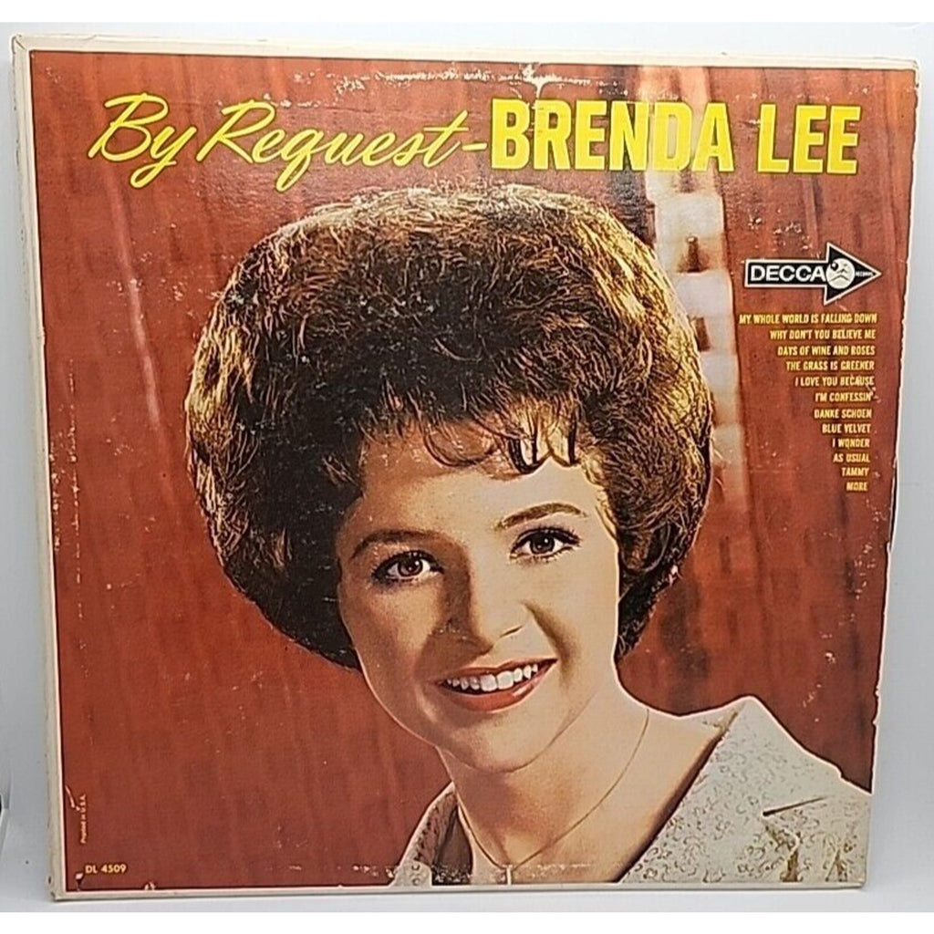 Brenda Lee By Request Record 12" Decca Records