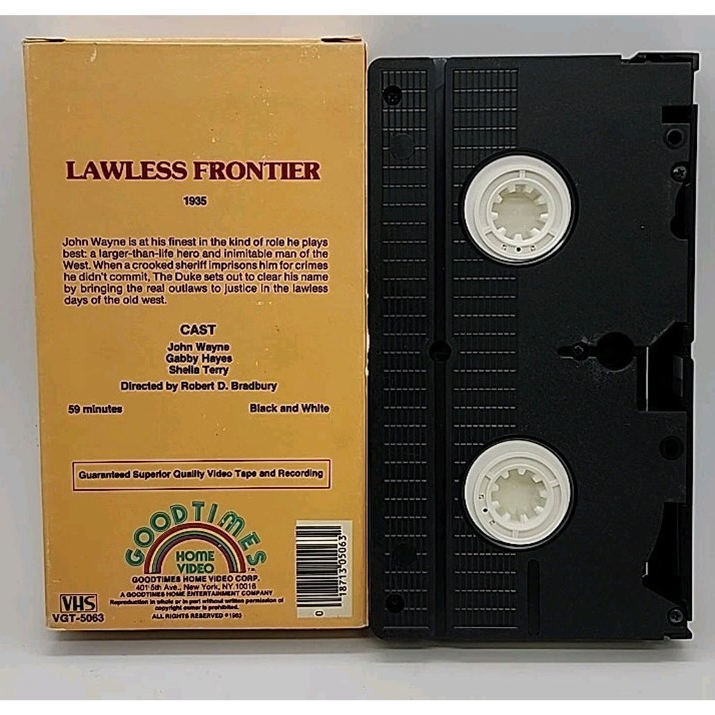 Lawless Frontier (VHS, 1935)