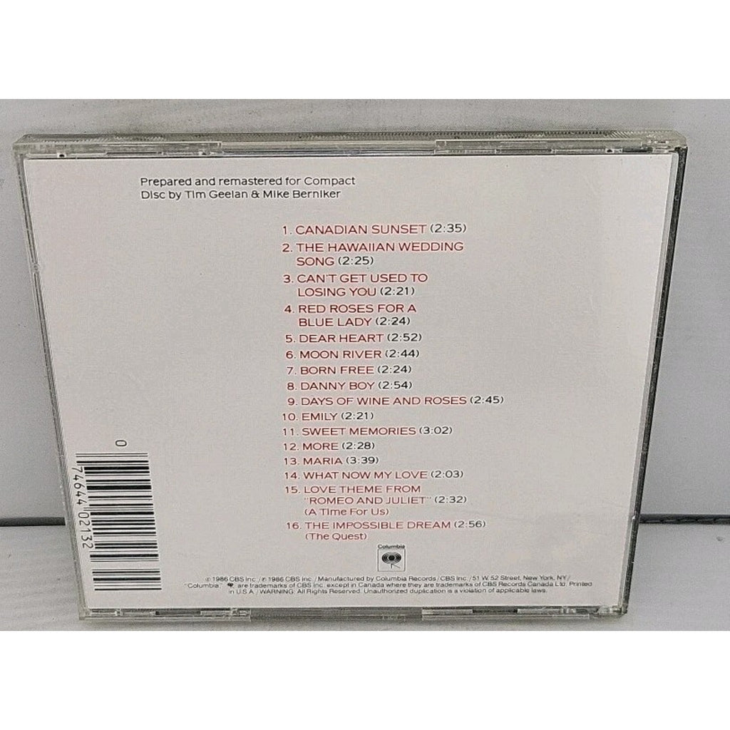 16 Most Requested Songs by Andy Williams (CD, 1990)