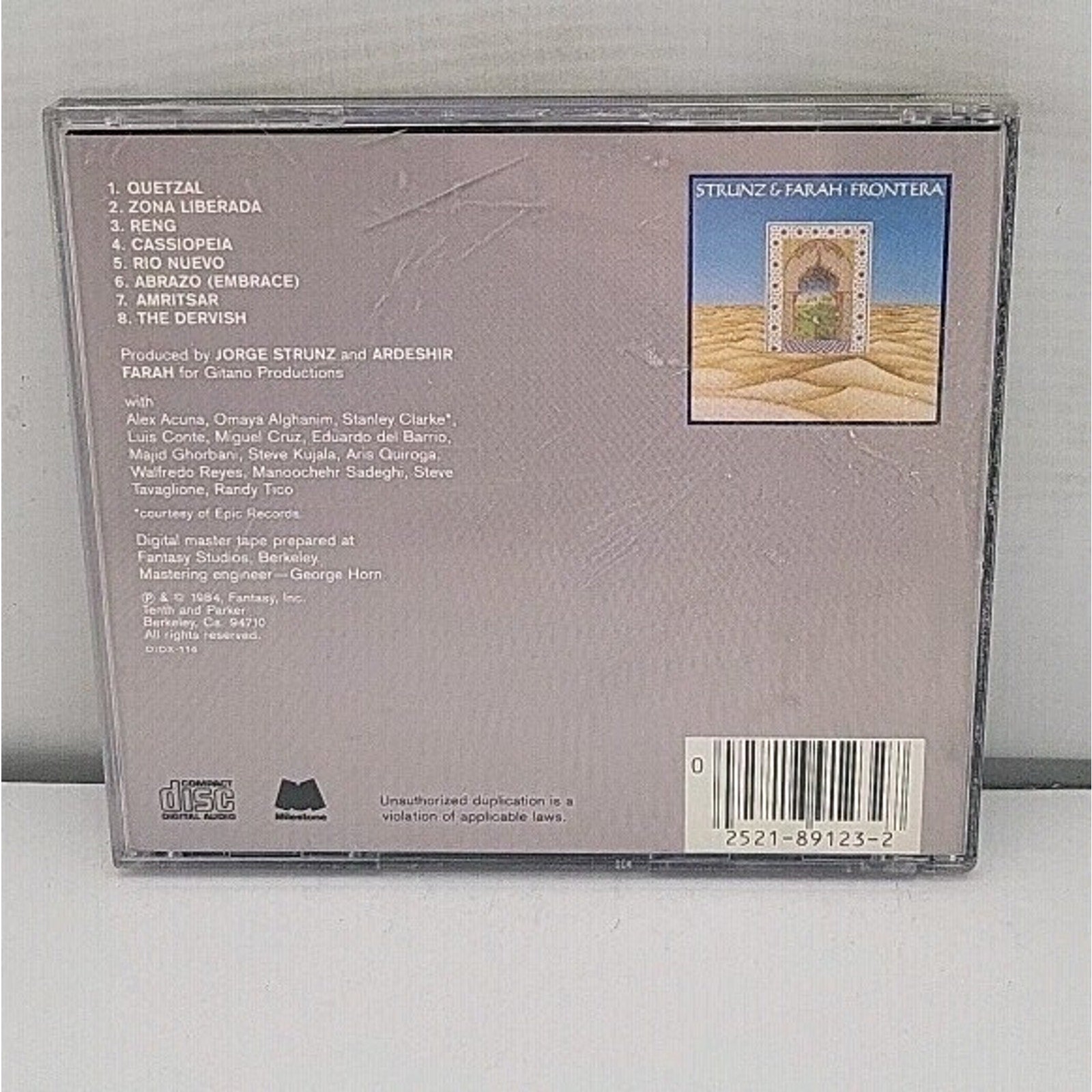 Frontera by Strunz & Farah (CD, 1991)