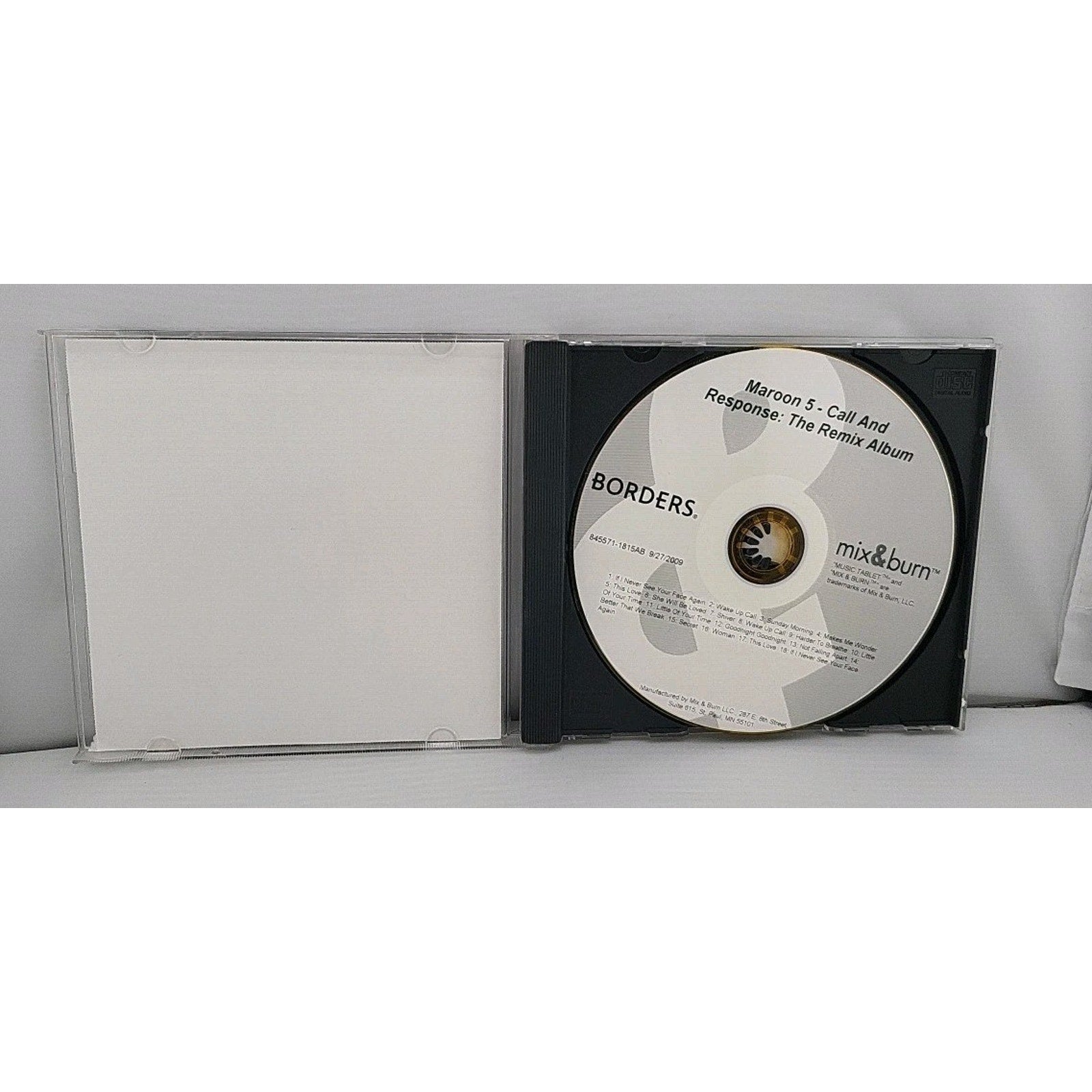 Maroon 5 - Call And Response: The Remix Album CD