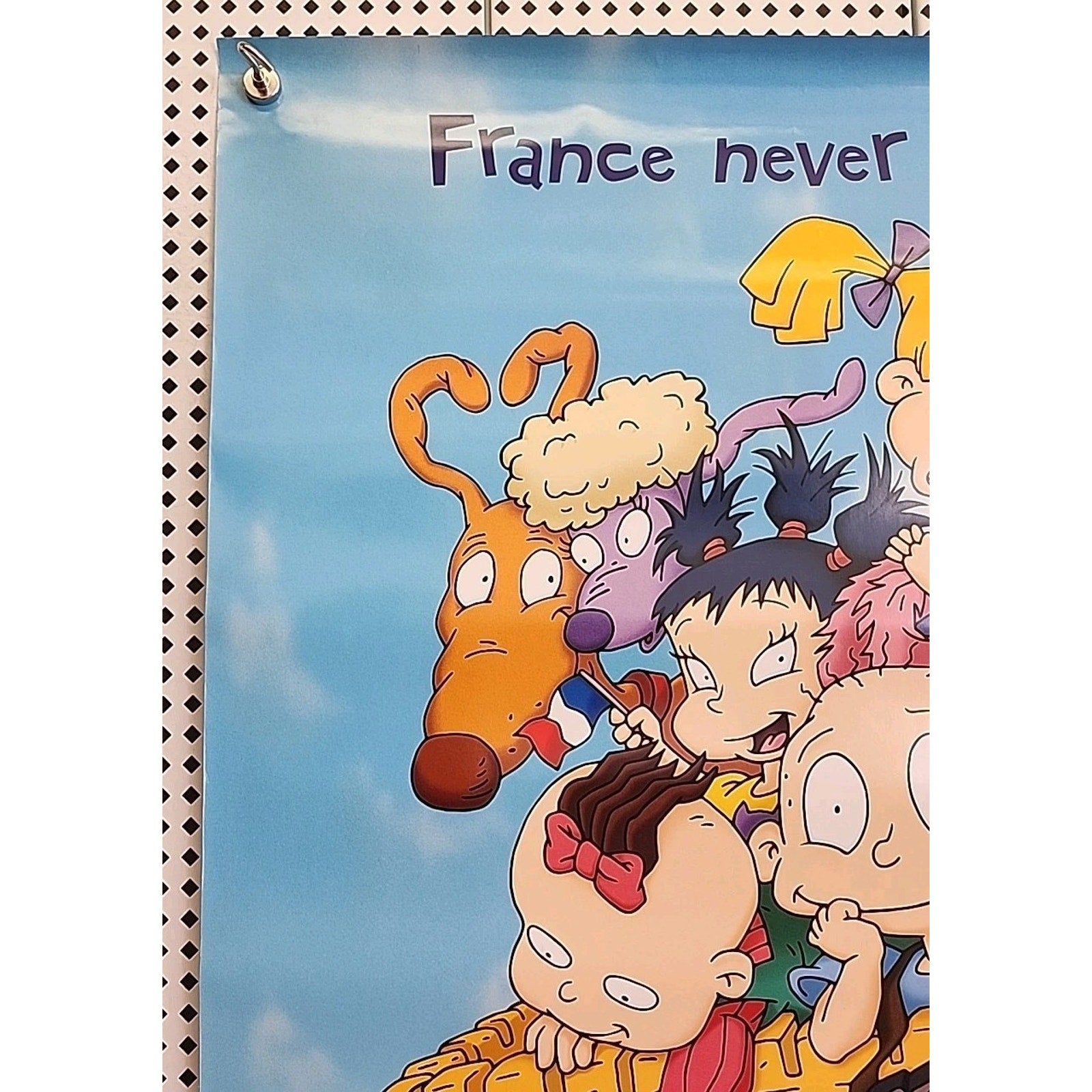 2000 Rugrats in Paris The Movie Double Sided 27" x 41" Theatrical Movie Poster
