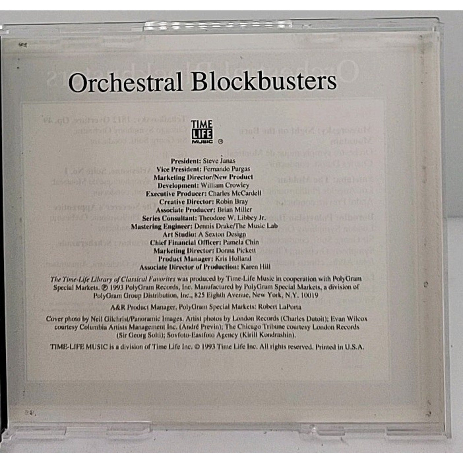 Orchestral Blockbusters The Time-life Library Of Classical Favorites CD