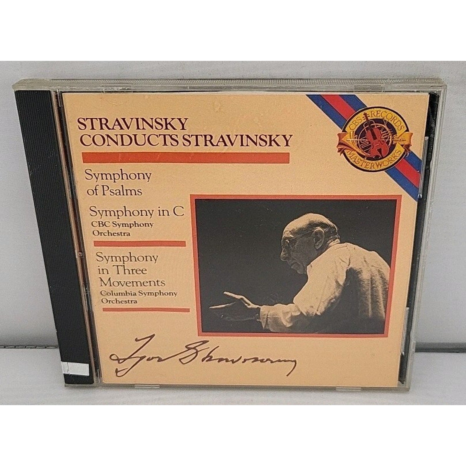 Symphony in 3 Movements / Symphonic Psalms by Igor Stravinsky (CD, 1990)