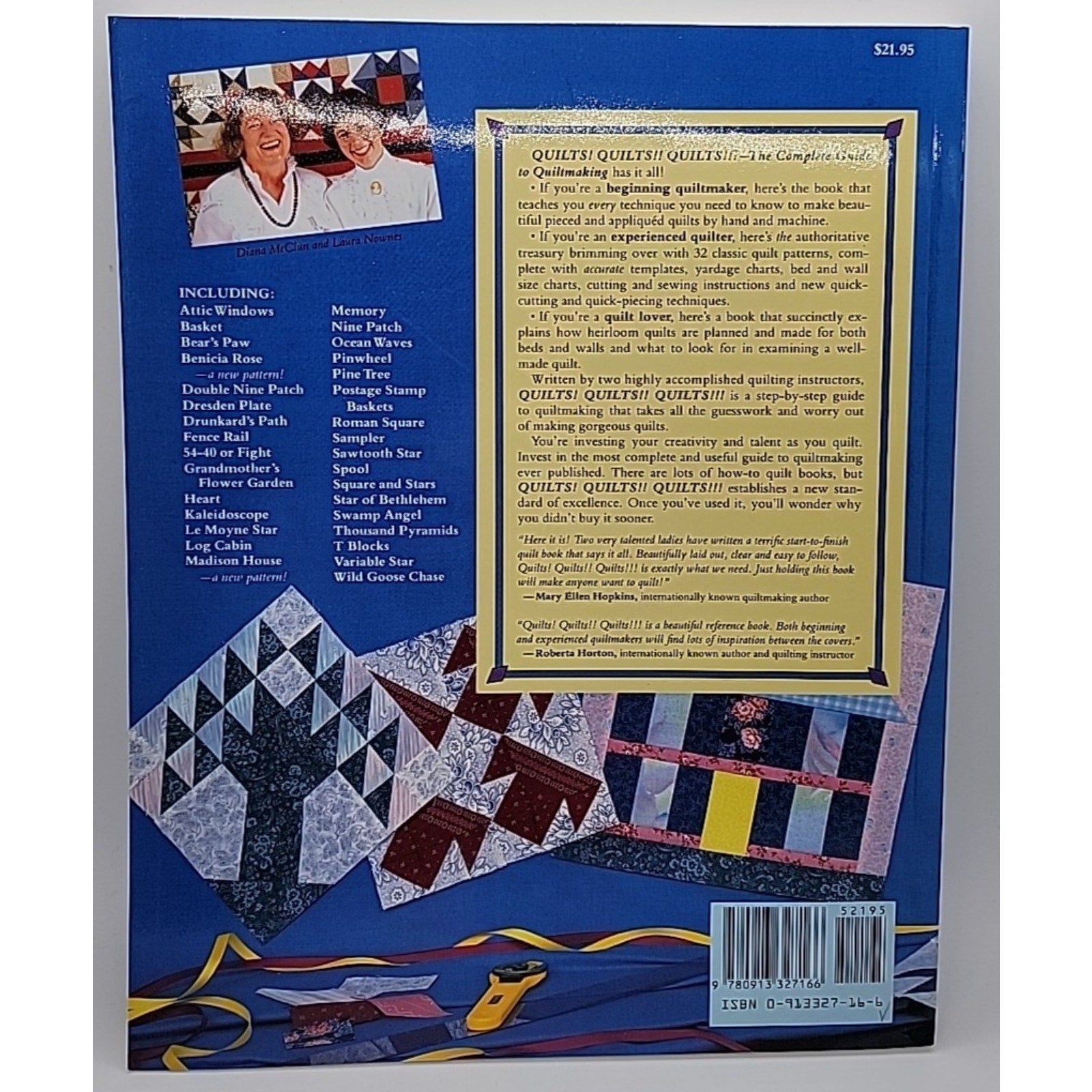 Quilts! Quilts!! Quilts!!! : The Complete Guide to Quiltmaking by Laura