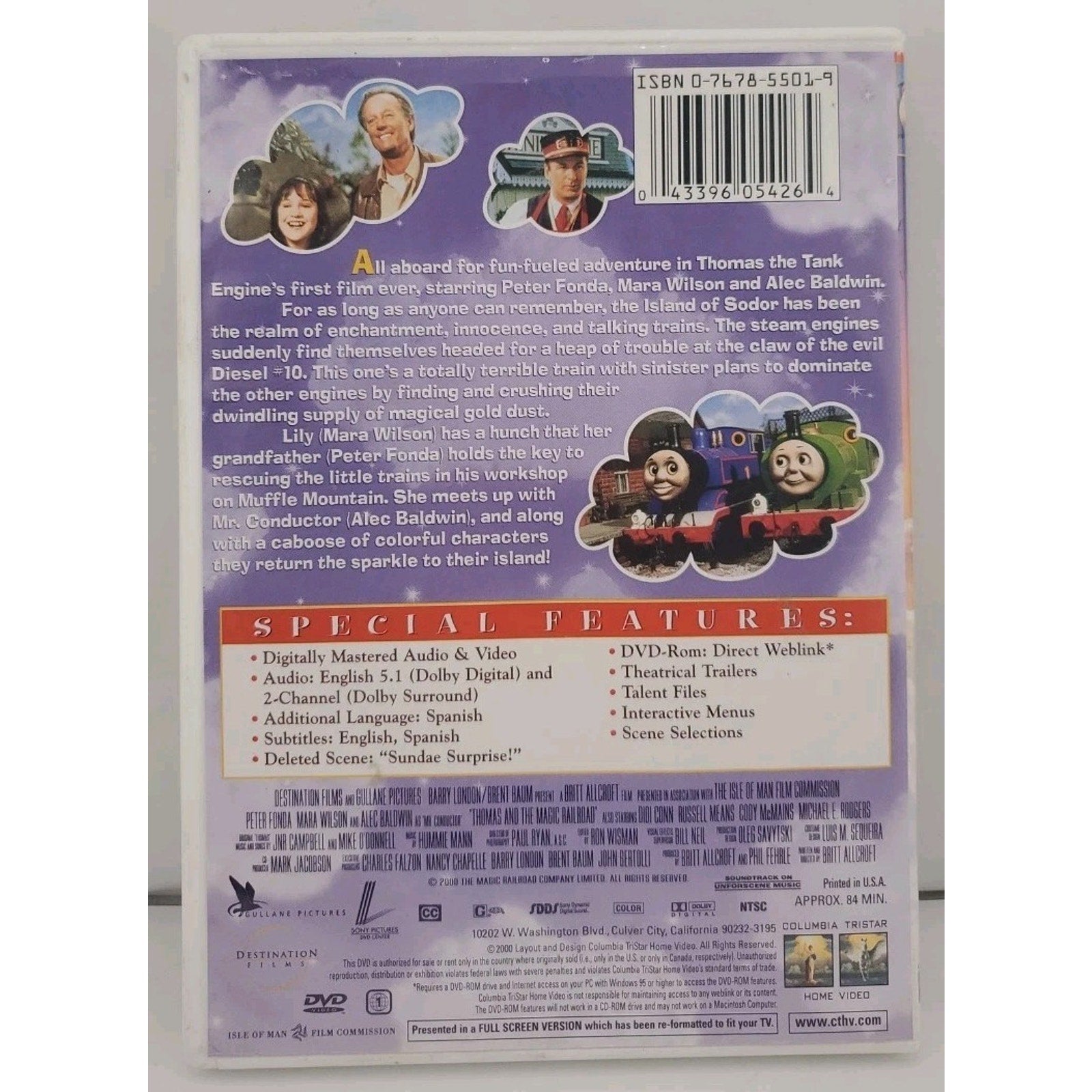 Thomas and the Magic Railroad (DVD, 2000)