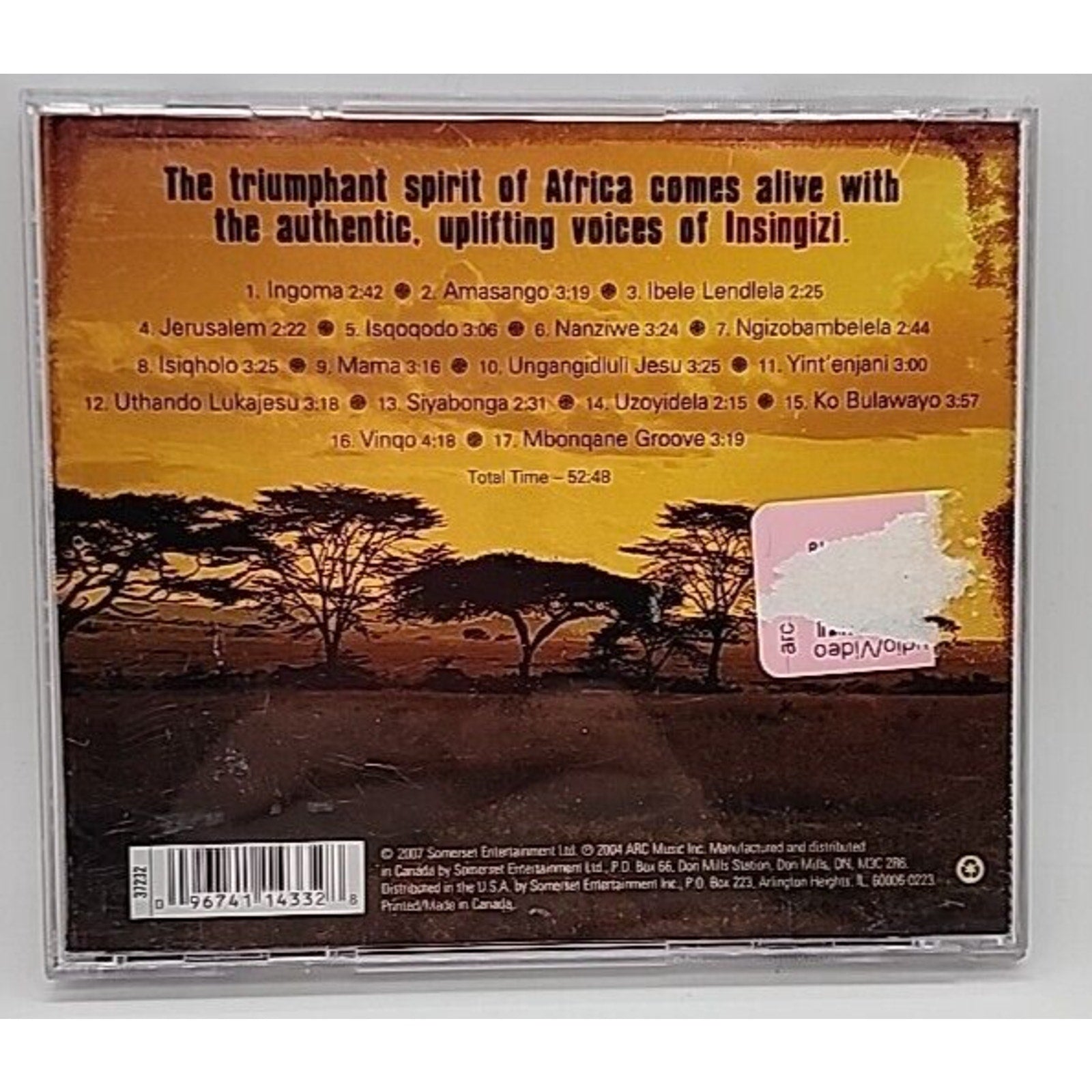 Spirit of Africa by Various (CD, 2007)