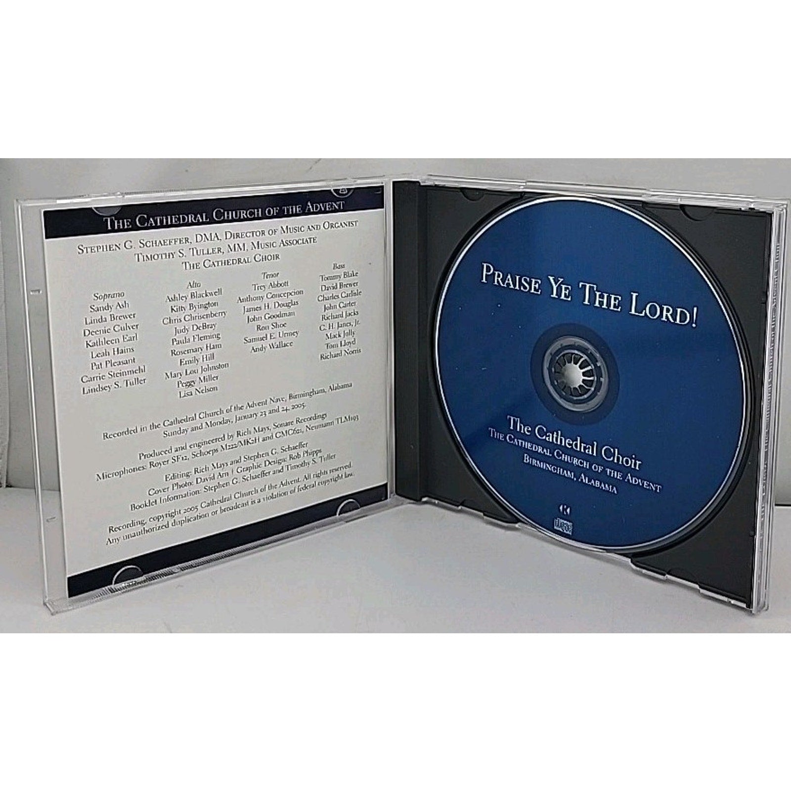 Praise Ye The Lord! By The Cathedral Church Of The Advent Choir CD