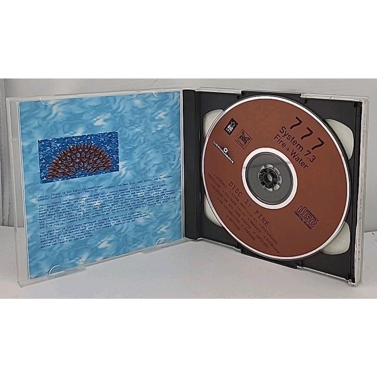 System 7.3-Fire Plus Water by 777 (CD, 1995)