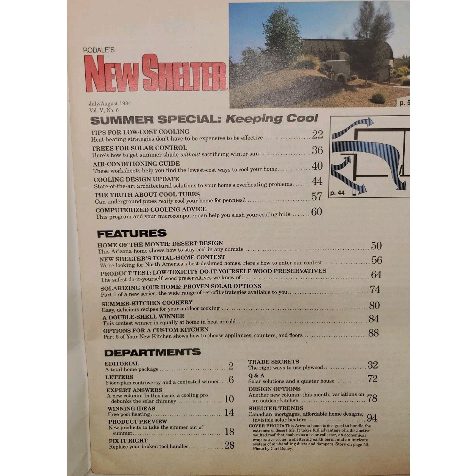 Rodale's New Shelter August 1984 Magazine