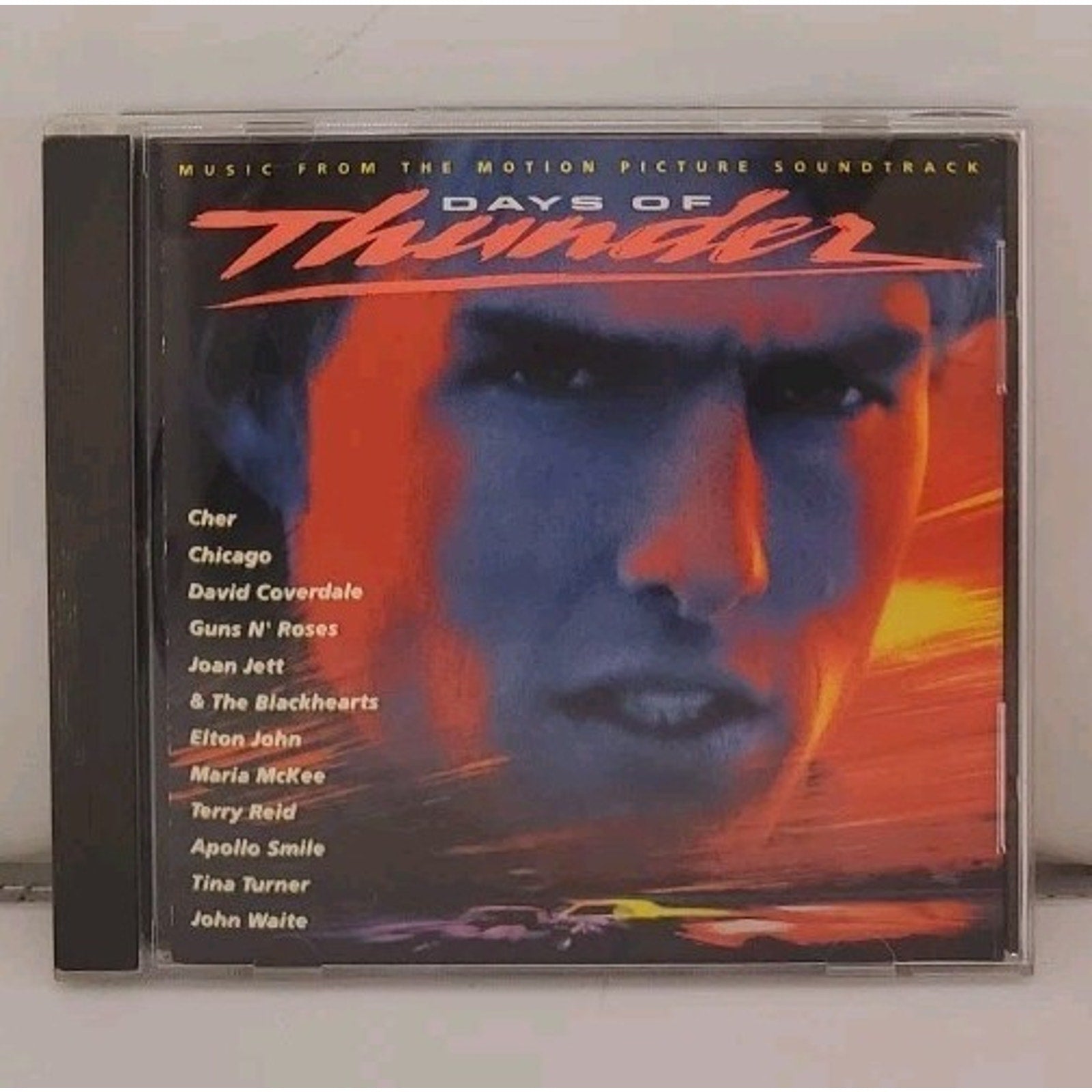 Days of Thunder Soundtrack CD Cher Chicago Guns N Roses Tina Turner