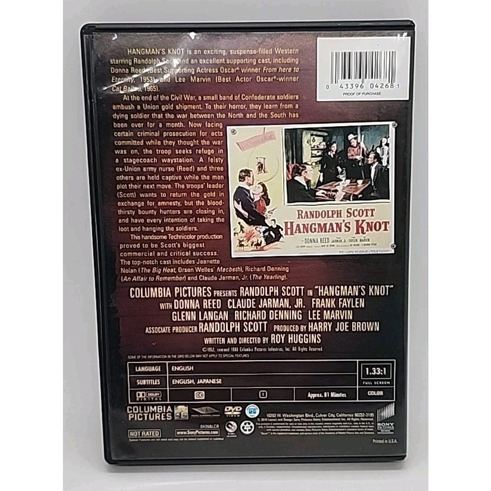 Hangman's Knot (DVD, 1952)