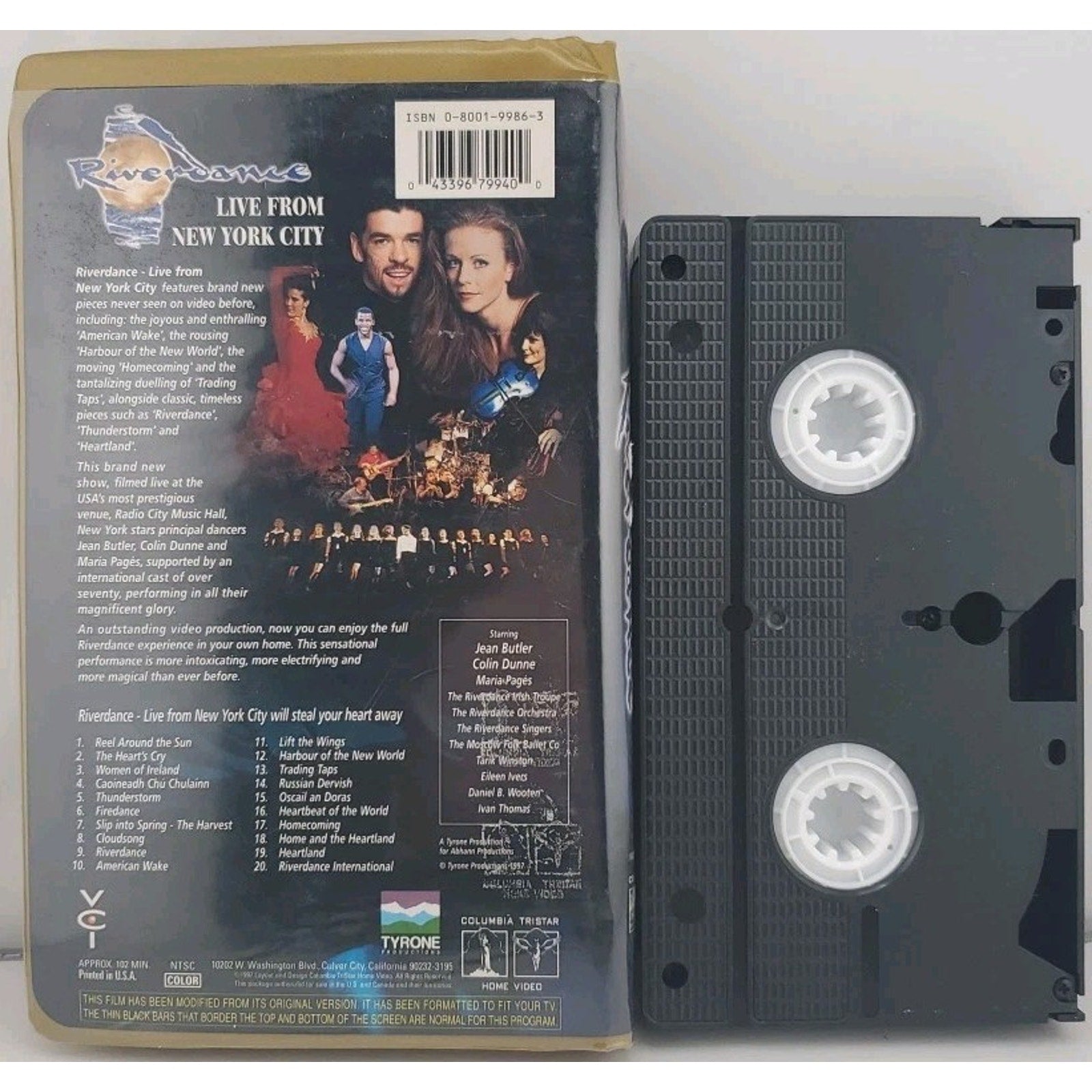 Riverdance - Live From New York City (VHS, 1998, Clam Shell Case)