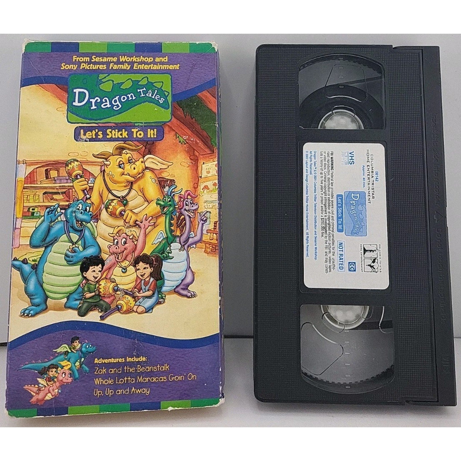 Dragon Tales - Let's Stick to It (VHS, 2002)