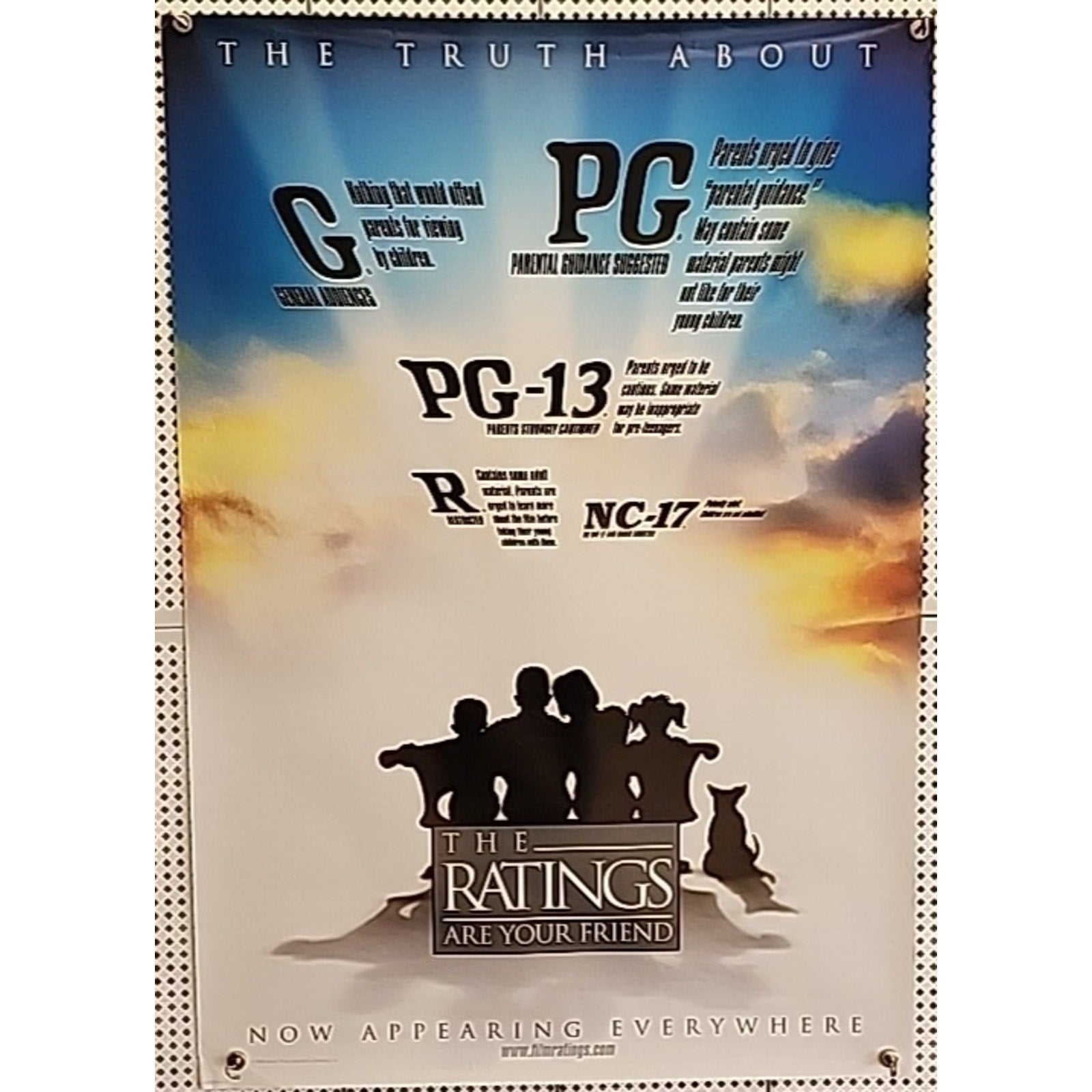 The Ratings Are Your Friend -Film Ratings Original One Sheet Movie Poster - 2000