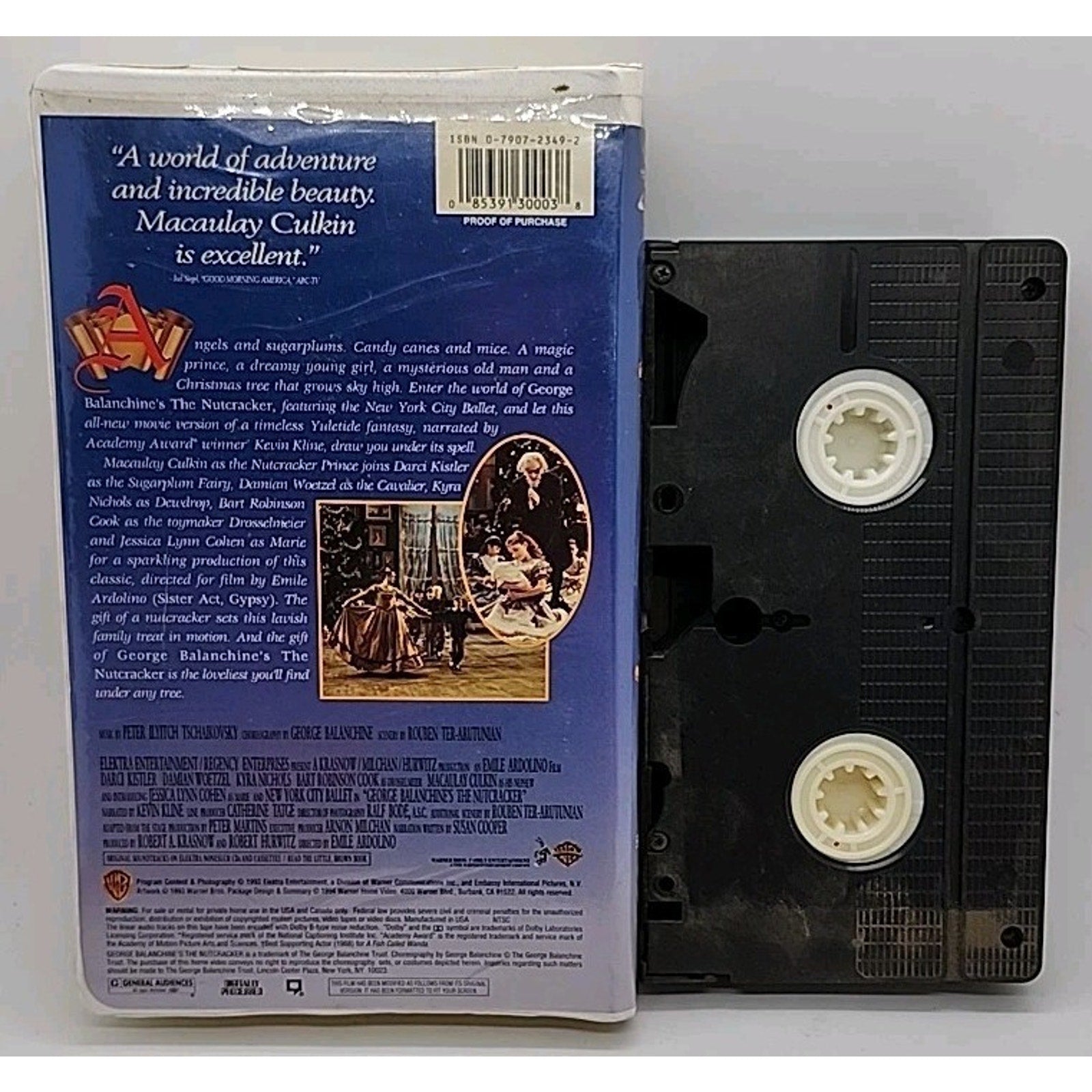 The Nutcracker - George Balanchine (VHS, 1995, Clamshell)
