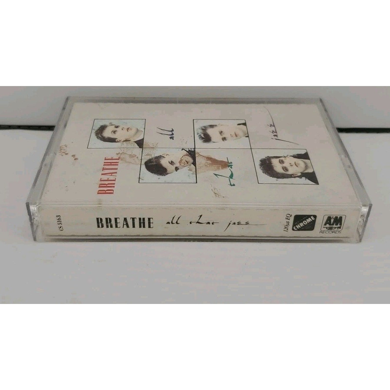 All That Jazz by Breathe (2 - UK) (Cassette, 1988, A&M (USA)) - Clear Tape