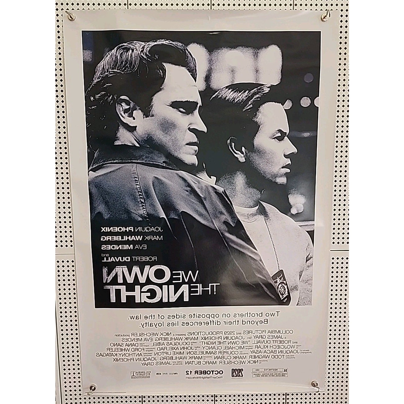 We Own the Night Original Video Release Poster 27 x 40 Rolled
