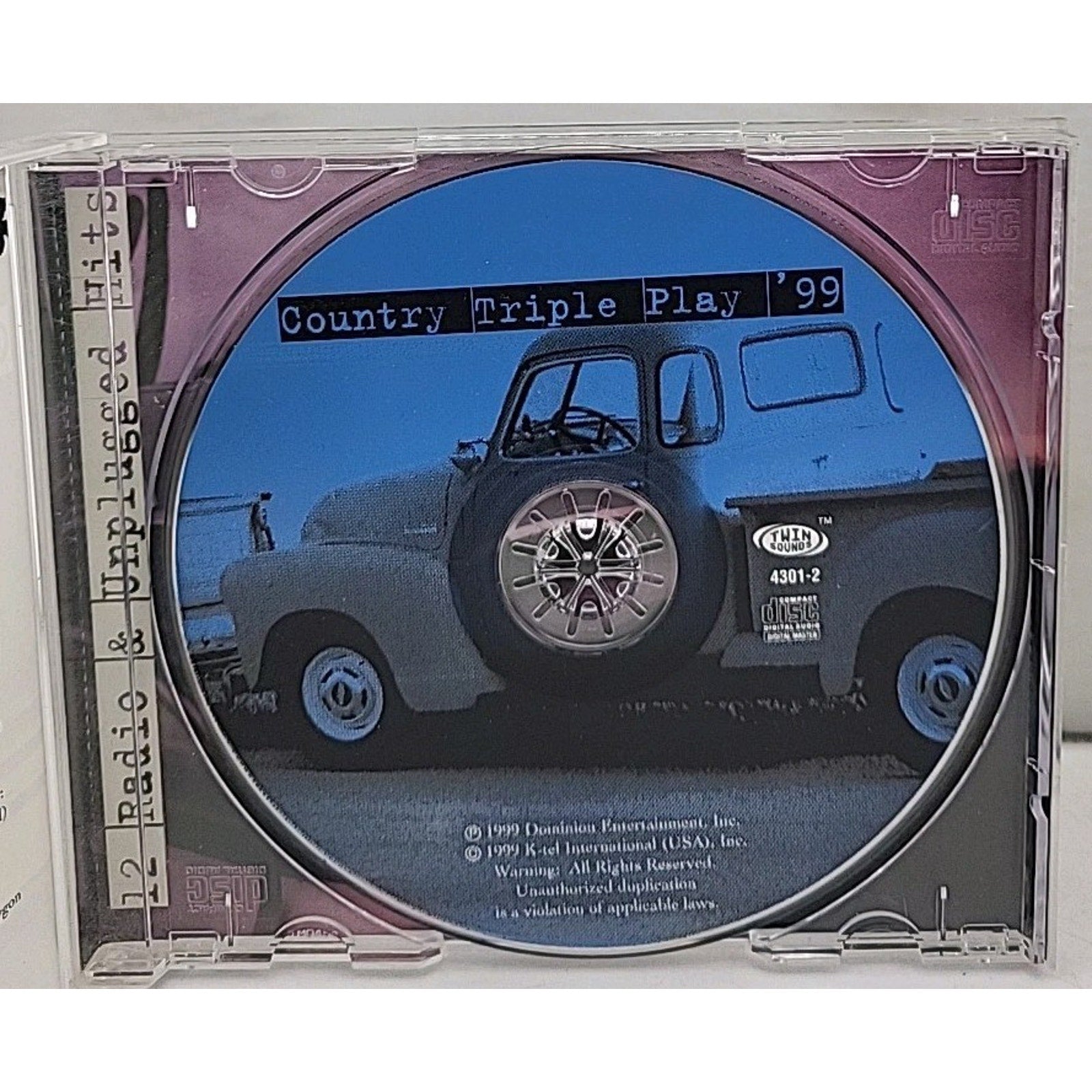 Country Triple Play 1999 by Various Artists (CD, Apr-1999, Twin Sounds)