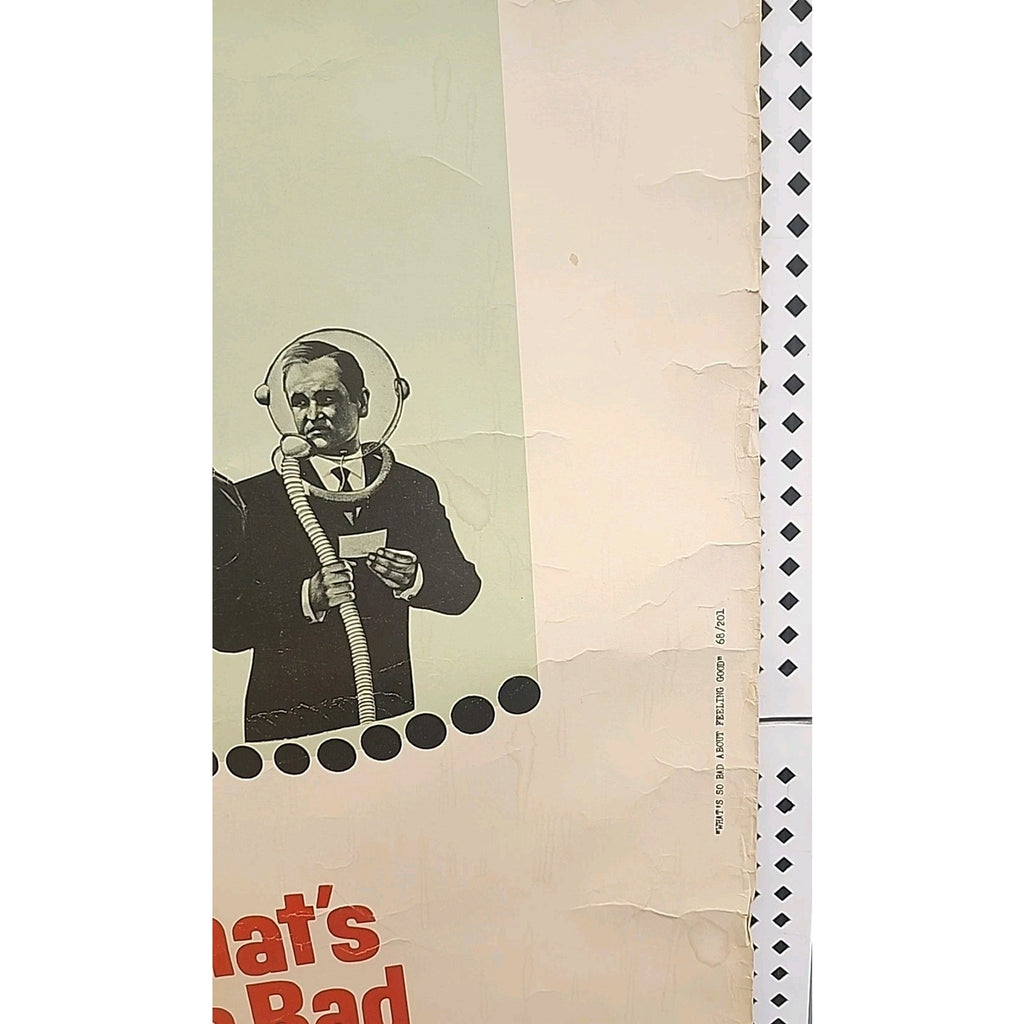 Whats So Bad About Feeling Good 1968 Cinema Poster Rolled 27x39