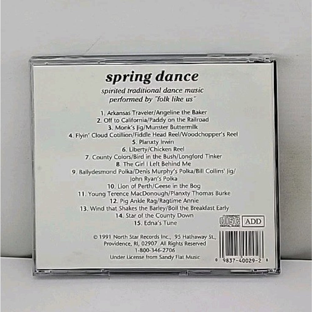 Spring Dance by Folk Like Us (CD, Jul-2004, North Star Music)