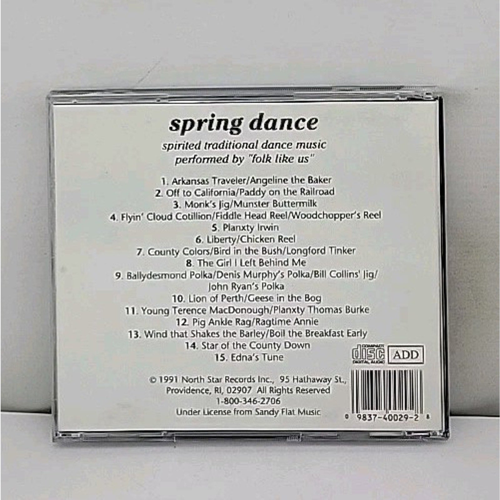 Spring Dance by Folk Like Us (CD, Jul-2004, North Star Music)