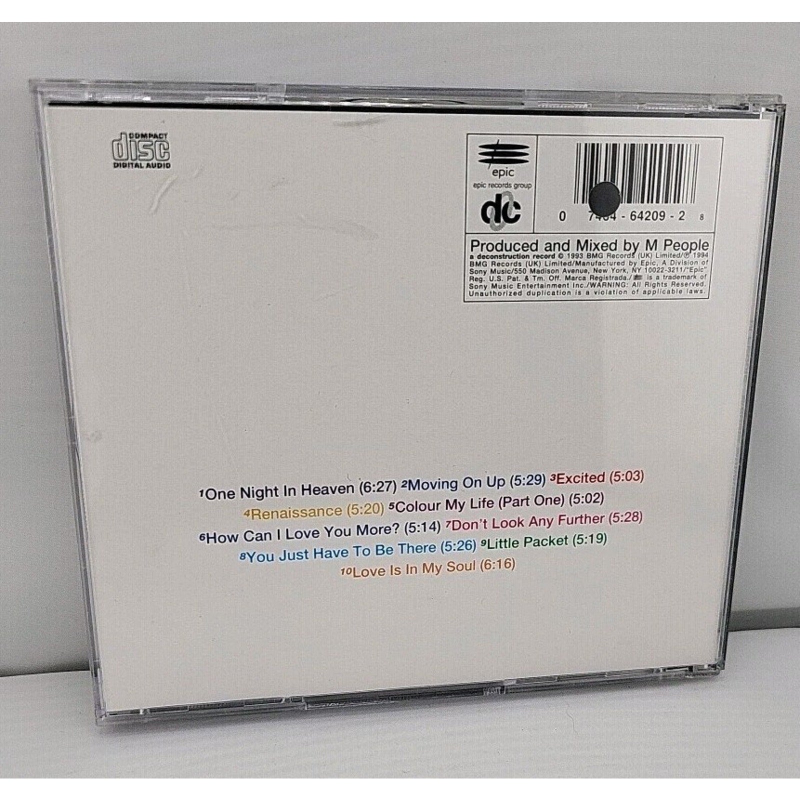 Elegant Slumming by M People (CD, 1994)