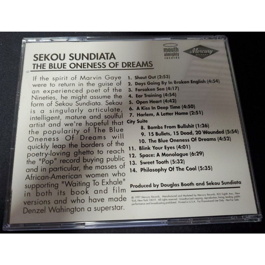 Sekou Sundiata The Blue Oneness Of Dreams (CD)