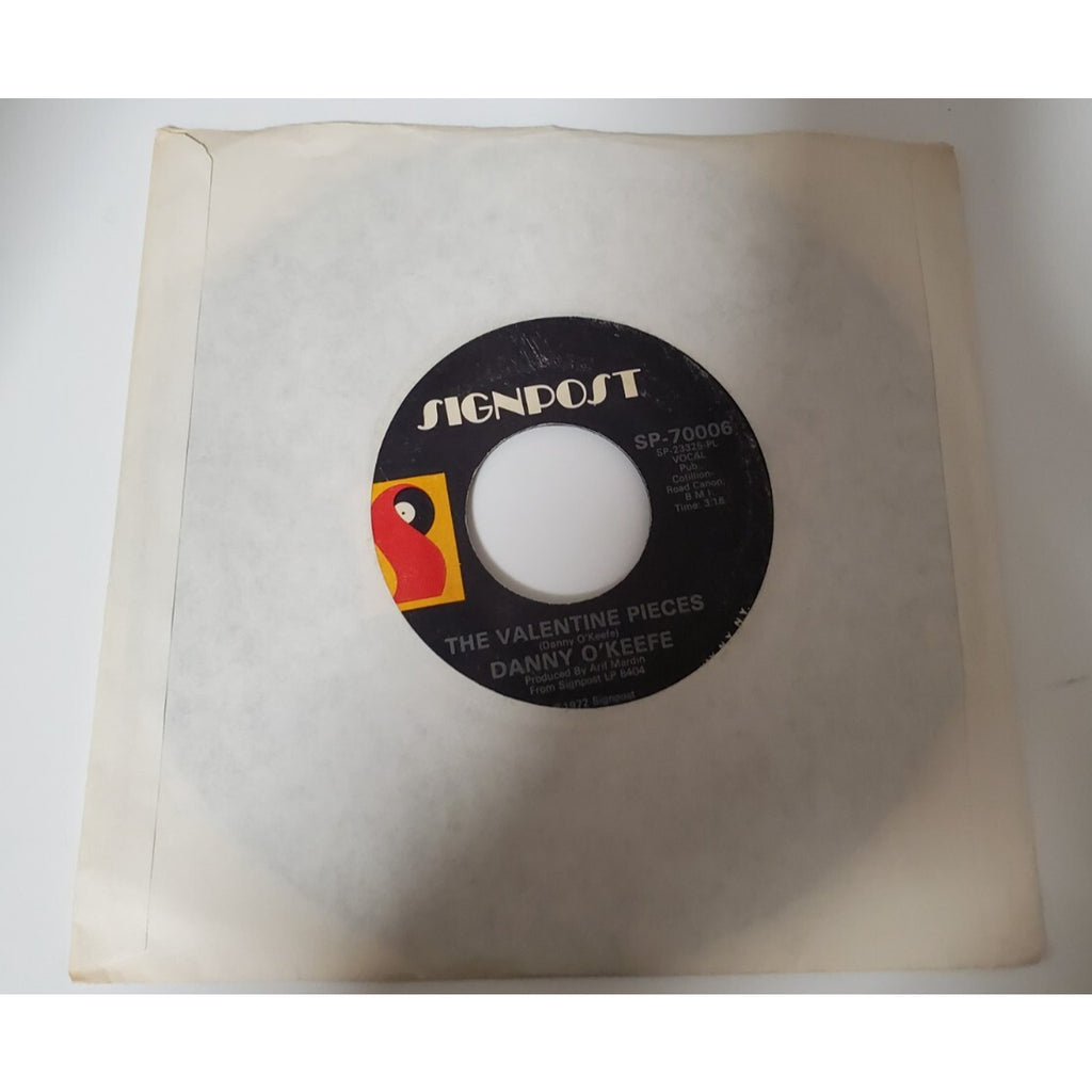 Danny O'Keefe - The Valentine Pieces - 45RPM Record - Singles