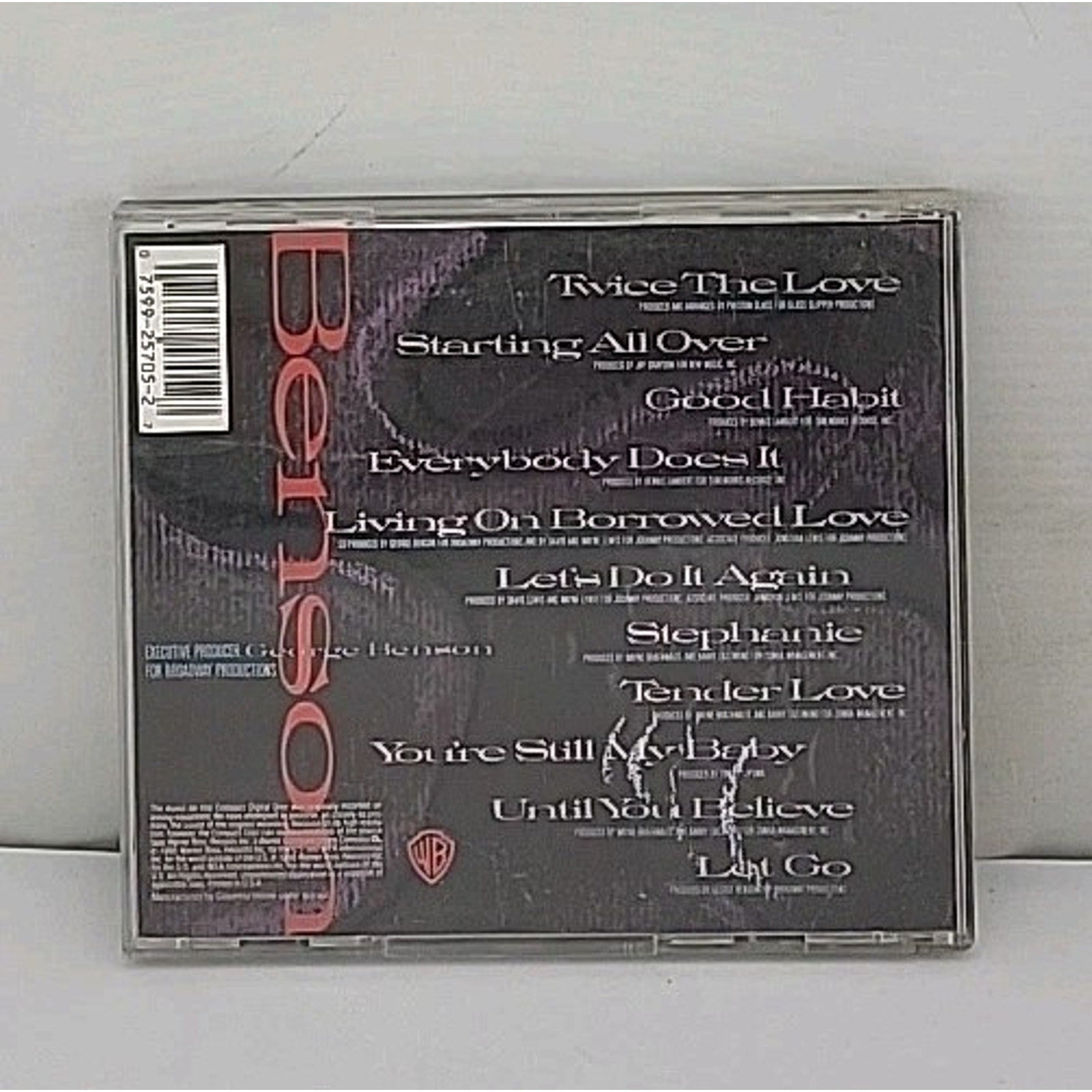 Twice of Love by George Benson (CD, 1990)