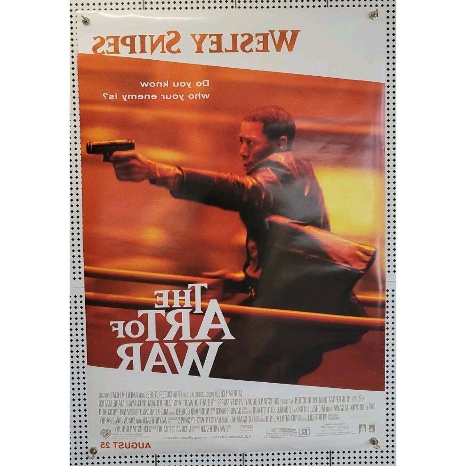 The Art Of War(2000) Original Rolled DS Movie Poster