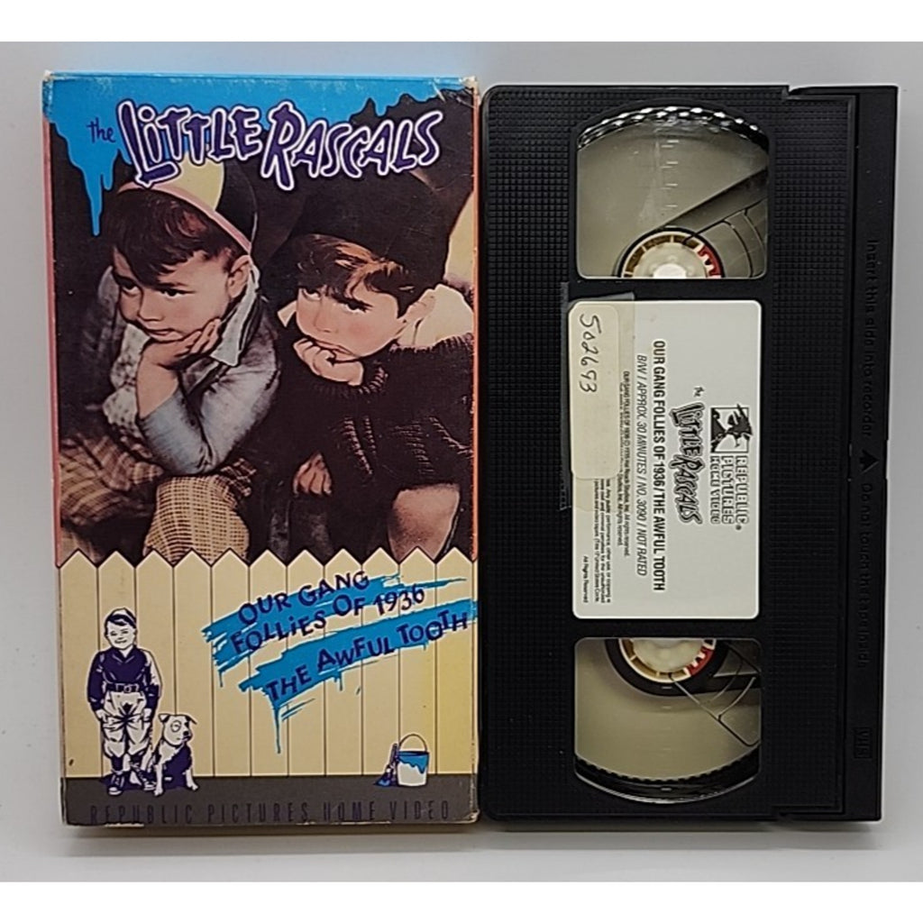 The Little Rascals Our Gang Follies Of 1936/ The Awful Tooth (VHS, 1991)