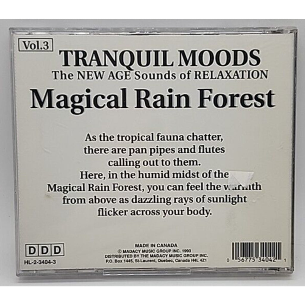 Magical Rain Forest Vol 3 Tranquil Moods by Various Artists (CD, 1993, Madacy)