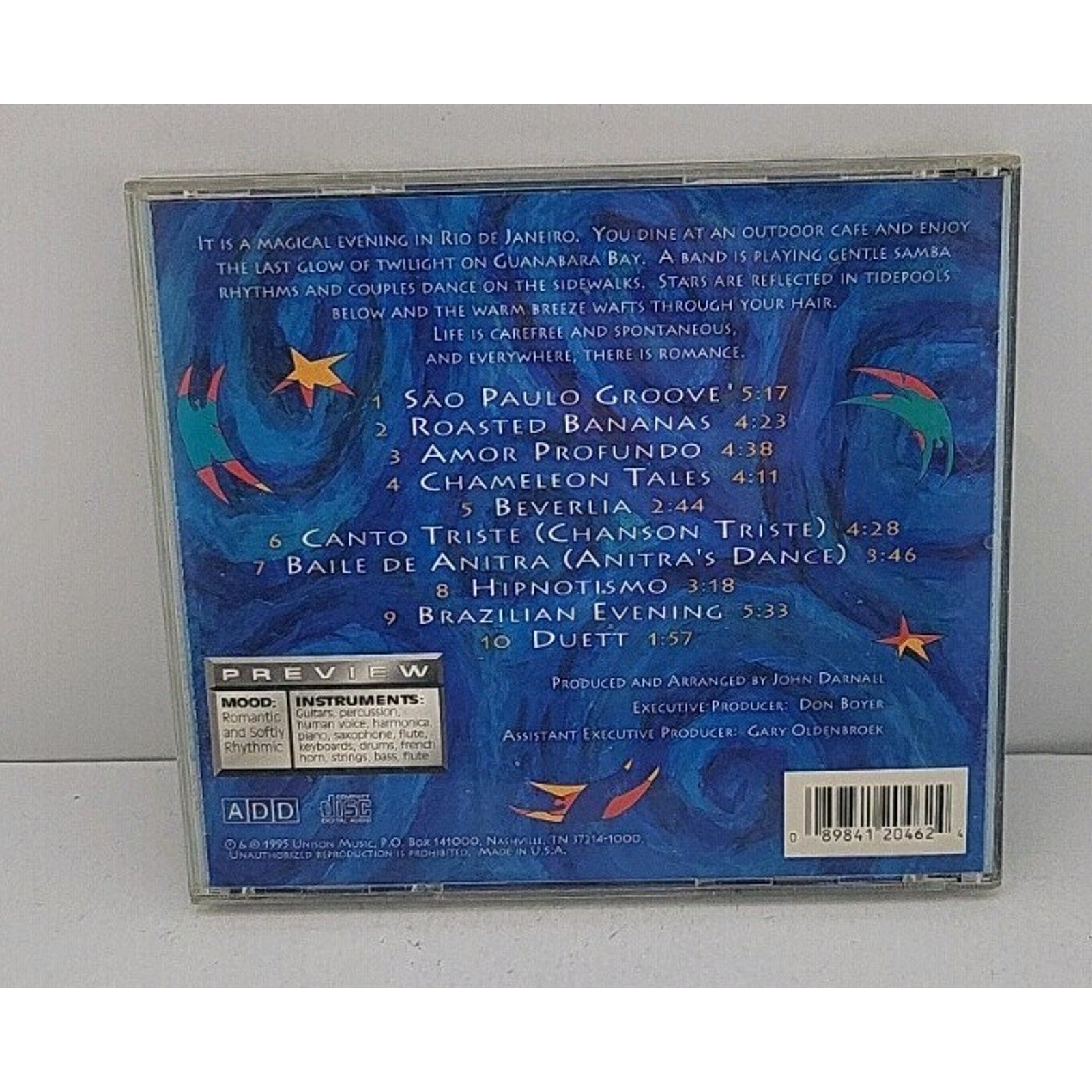 A Romantic Evening In Rio CD Brazilian Dreams Vol 5
