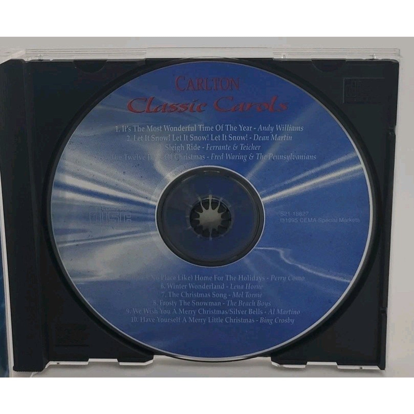 Carlton Classic Carols (CD, 1995) Lena Horne, Dean Martin, Perry Como, Mel Torme