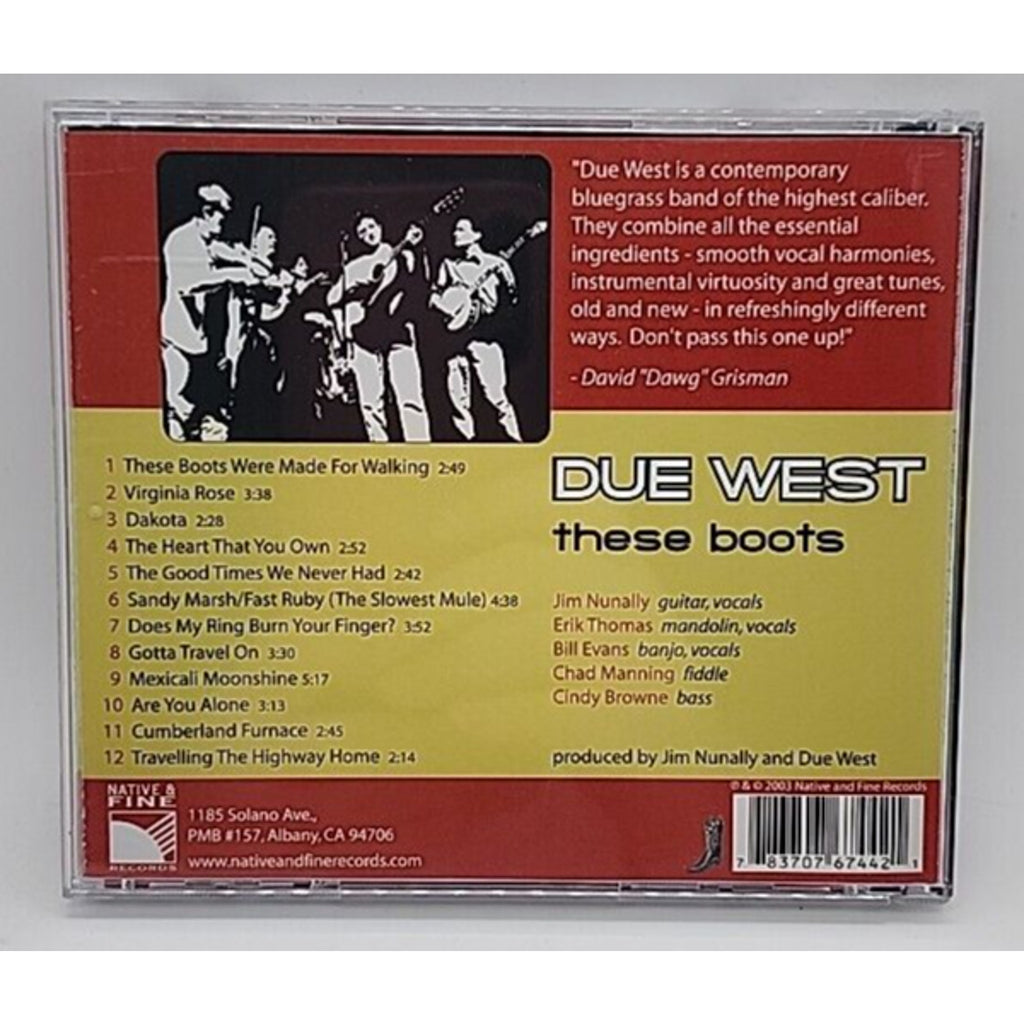 These Boots by Due West (CD, 2005)