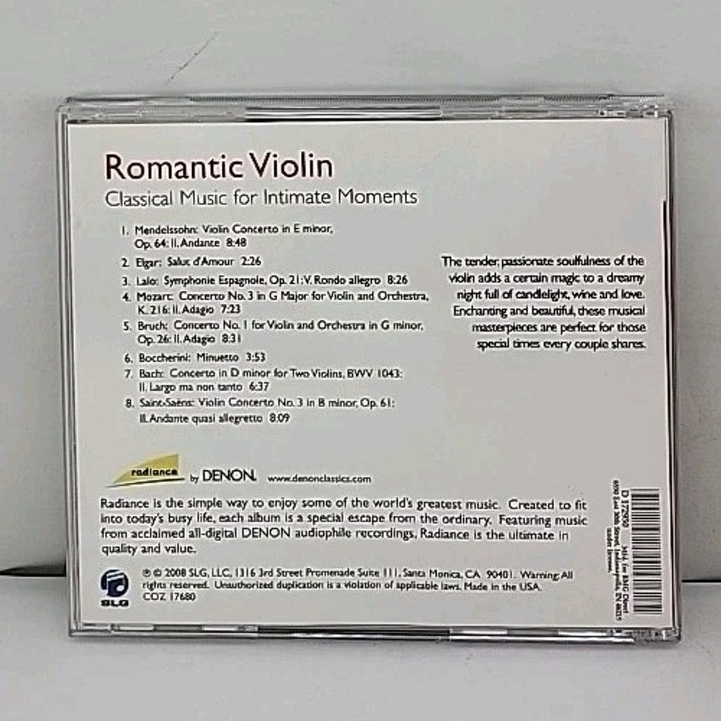Romantic Violin - Classical Music For Intimate Moments CD