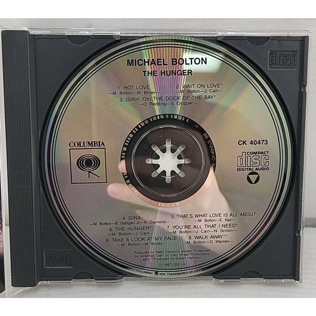 Hunger by Michael Bolton (CD, 1989)