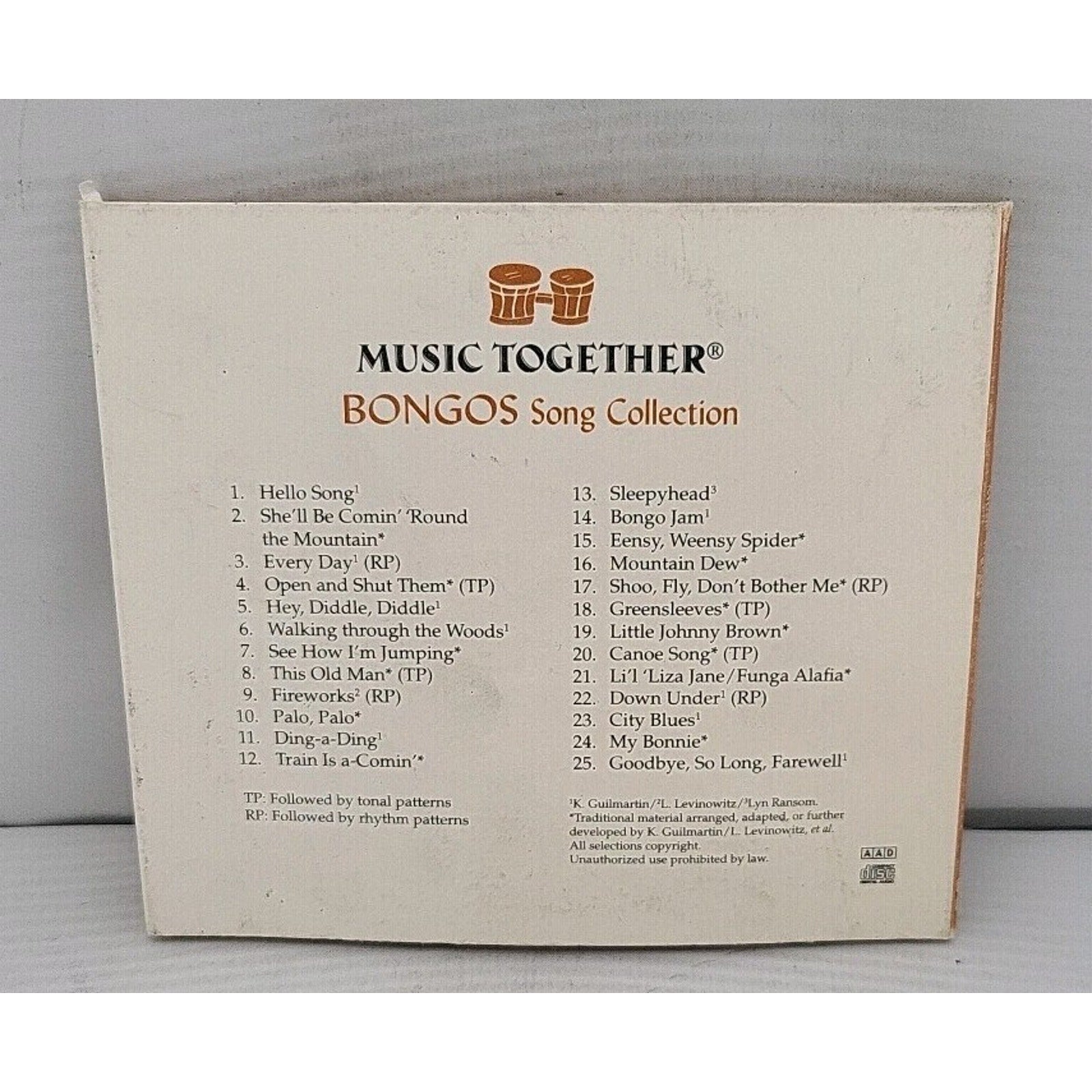 Music Together - Bongos CD